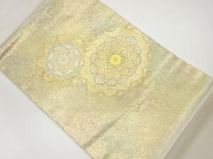 金彩引箔華紋模様織出し名古屋帯